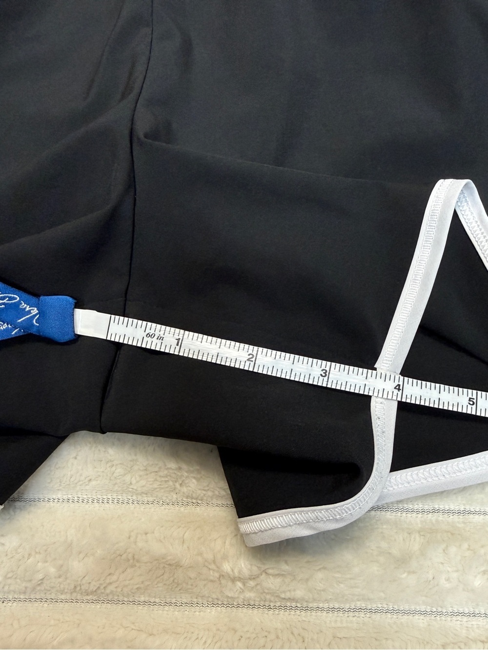 DSG: Girls Black / White Trim Athletic Short, Size L (14) - Picture 6 of 7